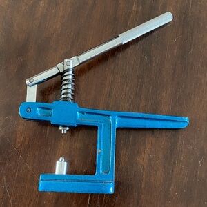 Handheld Grommet Press/Watch Tool in Blue
